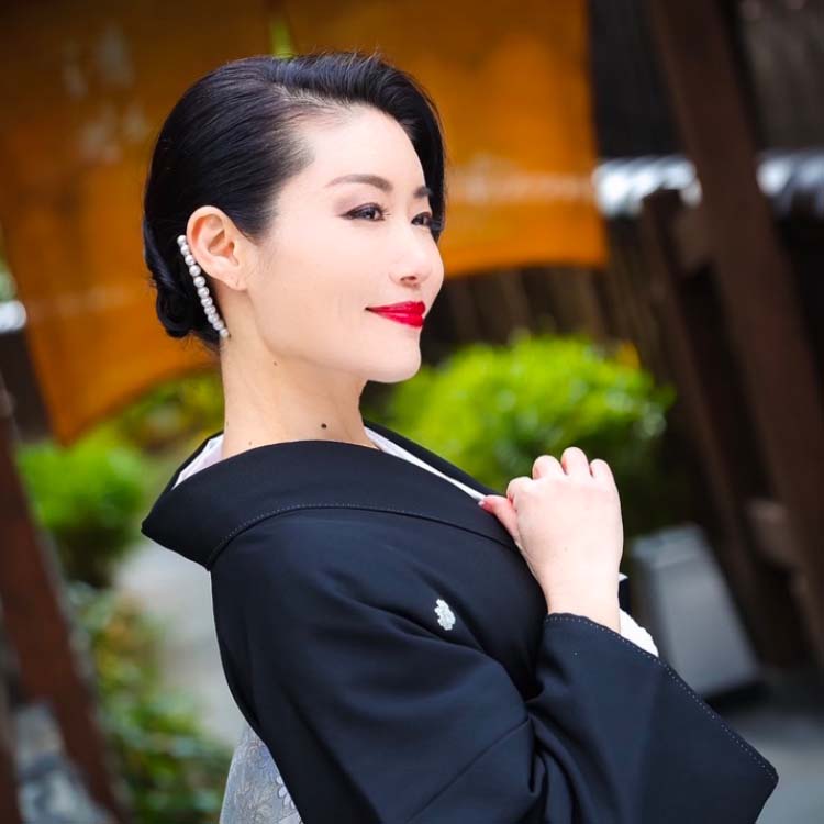 雅 凛律 International Kimono Model Award2025 監修兼ランウェイ講師